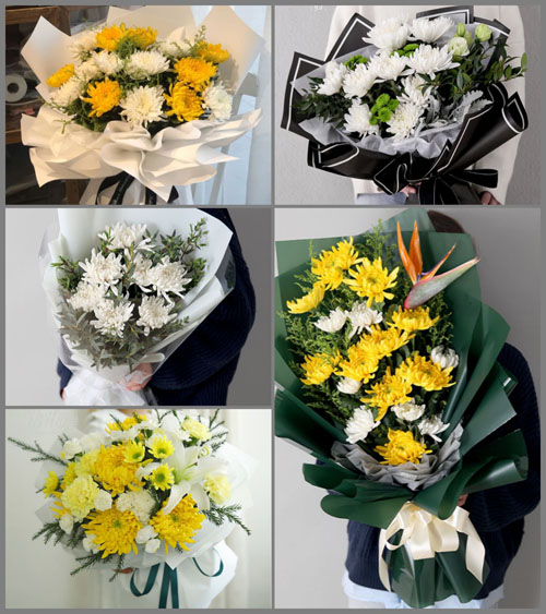 福建漳州诏安县西潭镇白事花束代送